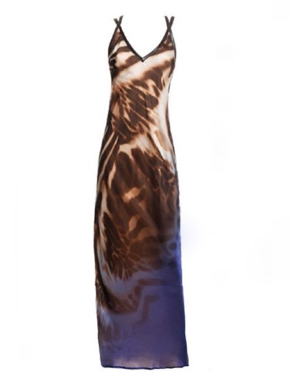💙Vintage // Danier Silk Ombre Maxi Dress💙